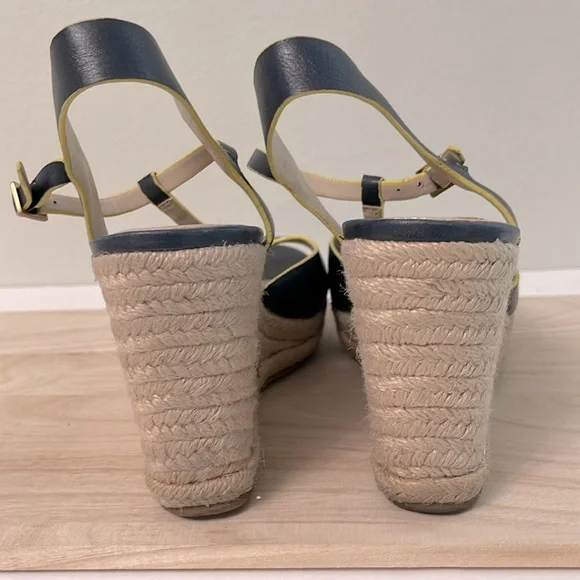 Boden Carrie Espadrille Wedge, Dark Navy Sz 40 - Picture 7 of 16